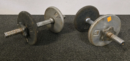 (2) Dumbells w/5-Pound Plates