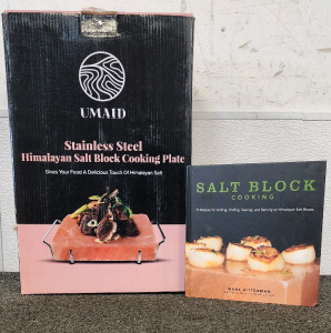 Umaid Stainless Steel Himalayan Salt Block Cooking Plate
