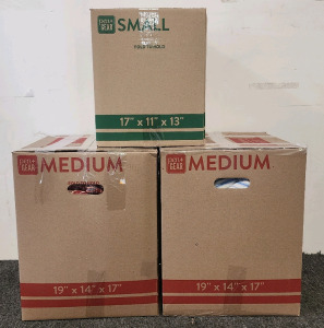 Box of Sheets And Quilts, Box of Queen Sized Sheets, And Box of Full Sized Sheets.