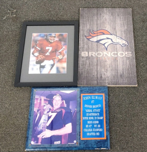 John Elway Broncos Football Wall Art