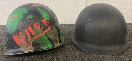 Vintage US Army Helmets