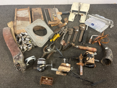 Vintage Cabbage Slicer, Sockets, Other Vintage Tools