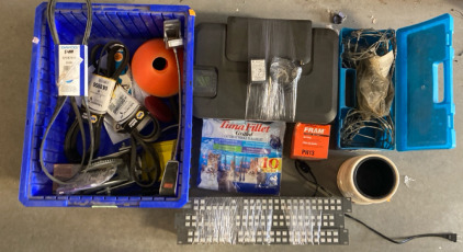 Video Signal Switcher, Printer, Winter Tire Chains, & Miscellaneous Tools