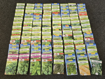 (100) Various Vegetable Seed Packets