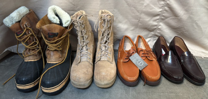 (2) Pairs of Dress Shoes & (2) Pairs of Boots