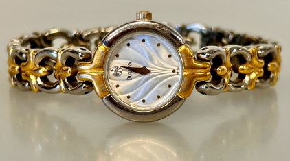 Gold Toned Woman's Bulova Watch