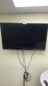 Sharp 52&rdquo; Tv. With Wall Mount And Remote