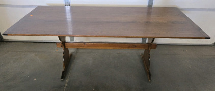 Long Wooden Table
