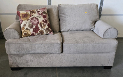 Grey Couch w/Pillow