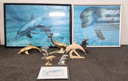 Dolphins Lover Lot!- Including Wall Art and Home Decor