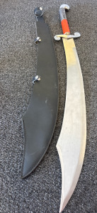 Beautiful Large Scimitar Sword Including Sheath