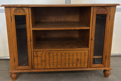 Small Oak TV Stand