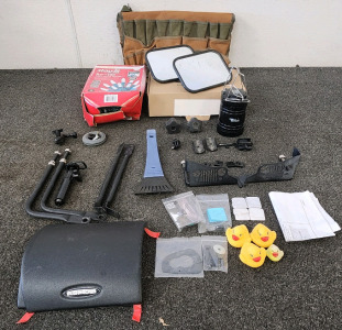Bushwacker Rocker Panel Protection Pieces, (2) Sets Of Side Car Mirrors, Bucket Boss 56 Tool Bag, And More!
