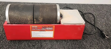 Chicago Electric Dual Drum Rotary Rock Tumbler 3lb Capacity. 110V