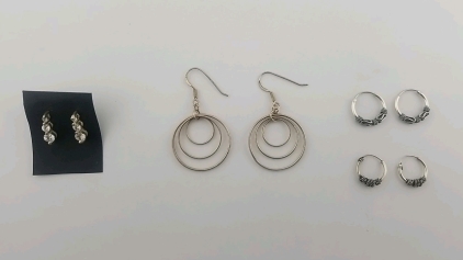 (4) Pairs of 925 Silver Earrings