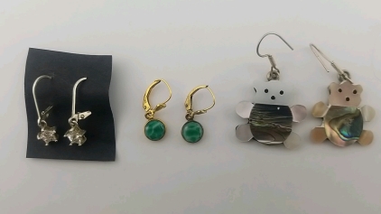 (3) Pairs of 925 Silver Earrings