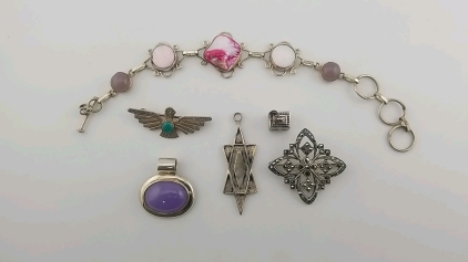 925 Silver Pins, and Accessories