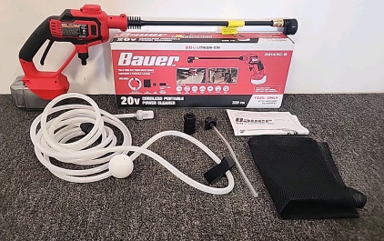 Bauer 20v Lithium-ION Cordless Portable Power Cleaner 300 P.S.I. (DOES NOT COME WITH BATTERY OR CHARGER)
