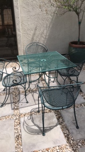 Patio Set With (4) Chairs