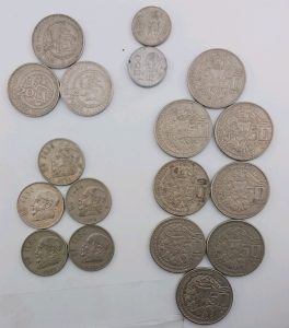 (18) Mexican Peso Coins - Assorted Denominations & Years