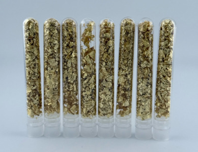 (8) Bottles Of Gold Leaf/Flake Gold