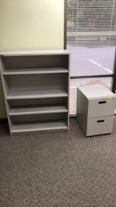 Book Shelf And Filing Cabinet