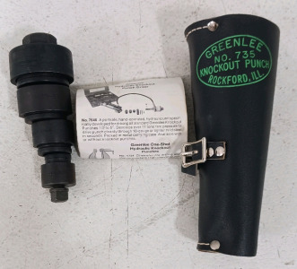 (1) Greenlee Knockout Punch Kit - Model No. 735