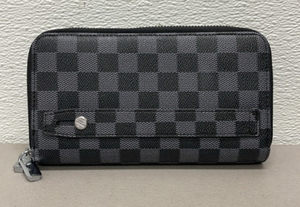 Louis Vuitton Damier Pattern Long Purse Wallet (Unverified)