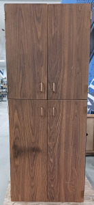 (1) Tall Laminate Storage Cabinet