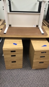 (4) Wood Desks And More
