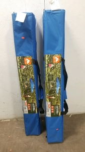 (2) Ozark Trail 10'x10' Instant Slant Leg Canopy's