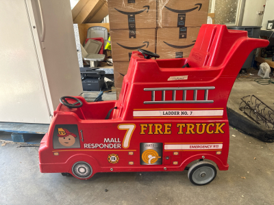 Smarte Wheels Double Responder Firetruck Stroller