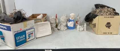 Vintage Handmade Ceramics - Painted/Unpainted - Glazed/Unglazed - Nativity Box