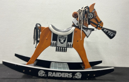 (1) Las Vegas Raiders Rocking Horse