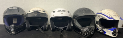 (5) Helmets (HJC) (THH) (VECA)