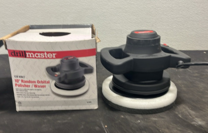 (1) Drill Master 10&rdquo; Random Prbital Polisher/Waxer