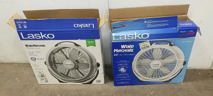 (2) Lasko 20" WindMachine Air Circulator