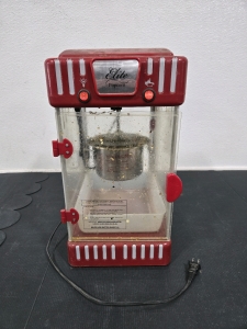 Elite Brand Popcorn Machine 18"H x 10&frac12;" x 9&frac12;"