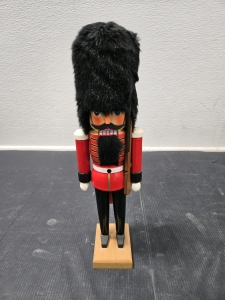 Authentic Handmade Wood Nutcracker (Made in Germany) 15", British Royal Guard Themed, Made by G&uuml;nter Ulbricht in Muggendorf