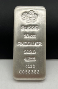 10 Ounce Fine Silver Bar