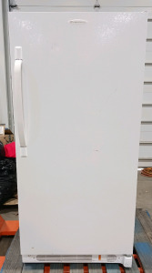 (1) Frigidaire Upright Freezer - 28"x28&frac12;"x59⅜" - Powers On