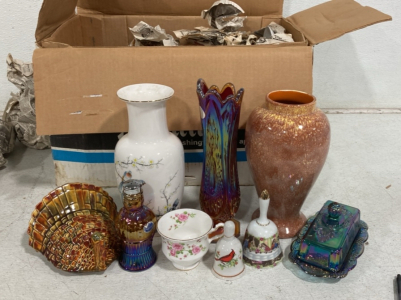 Colored Glass - China - Porcelain - Home Decor