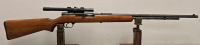 J. Stevens Springfield Model 87A .22S/L/LR Semi Automatic Rifle With Small Caliber Tube Scope-- NVSN