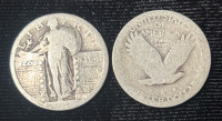 Denver Standing Library US Silver Quarters - 2