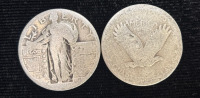 Denver Standing Library US Silver Quarters