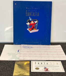 &ldquo;Fantasia&rdquo; Deluxe Cav Laserdisc Including Commemorative Program With Original Concept Painting 1939