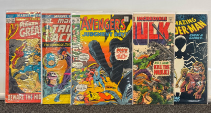 (5) Collectible Marvel Comic Books