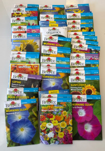 (55) Variety Of Flower Seed Packets