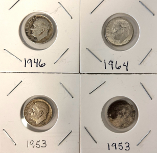 Vintage Dimes: 1946, 1953 And 1964