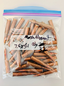 Bag With (32) Rounds Of 7.6x54 Ammo
